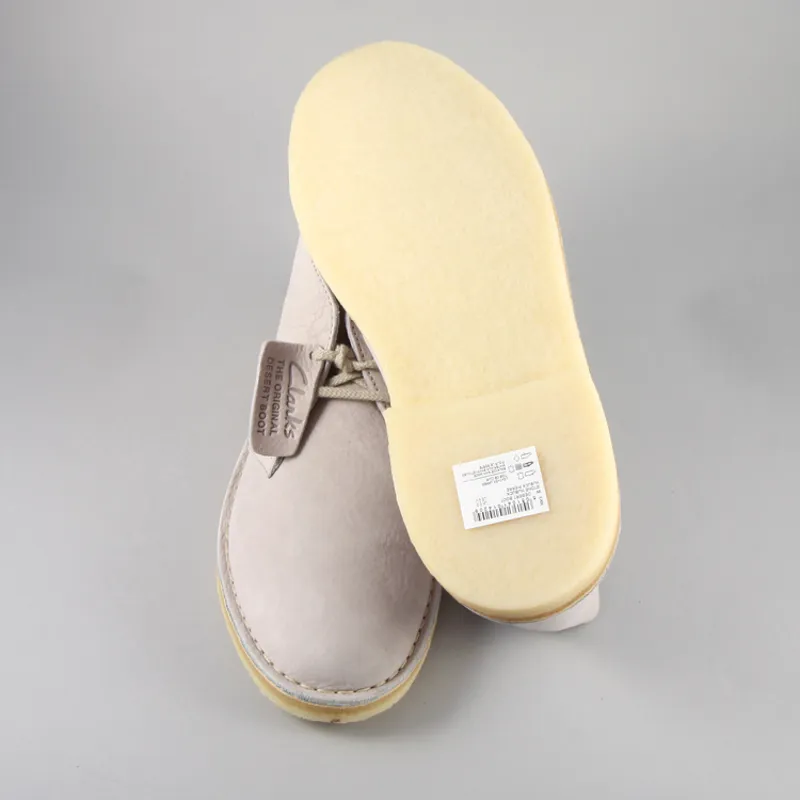 Clarks Originals Desert Boot - Stone Nubuck-4